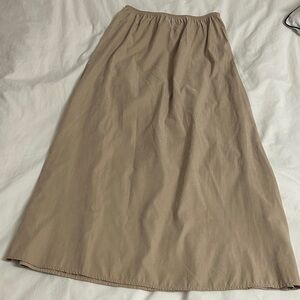 Chic Beige Maxi Skirt for Women